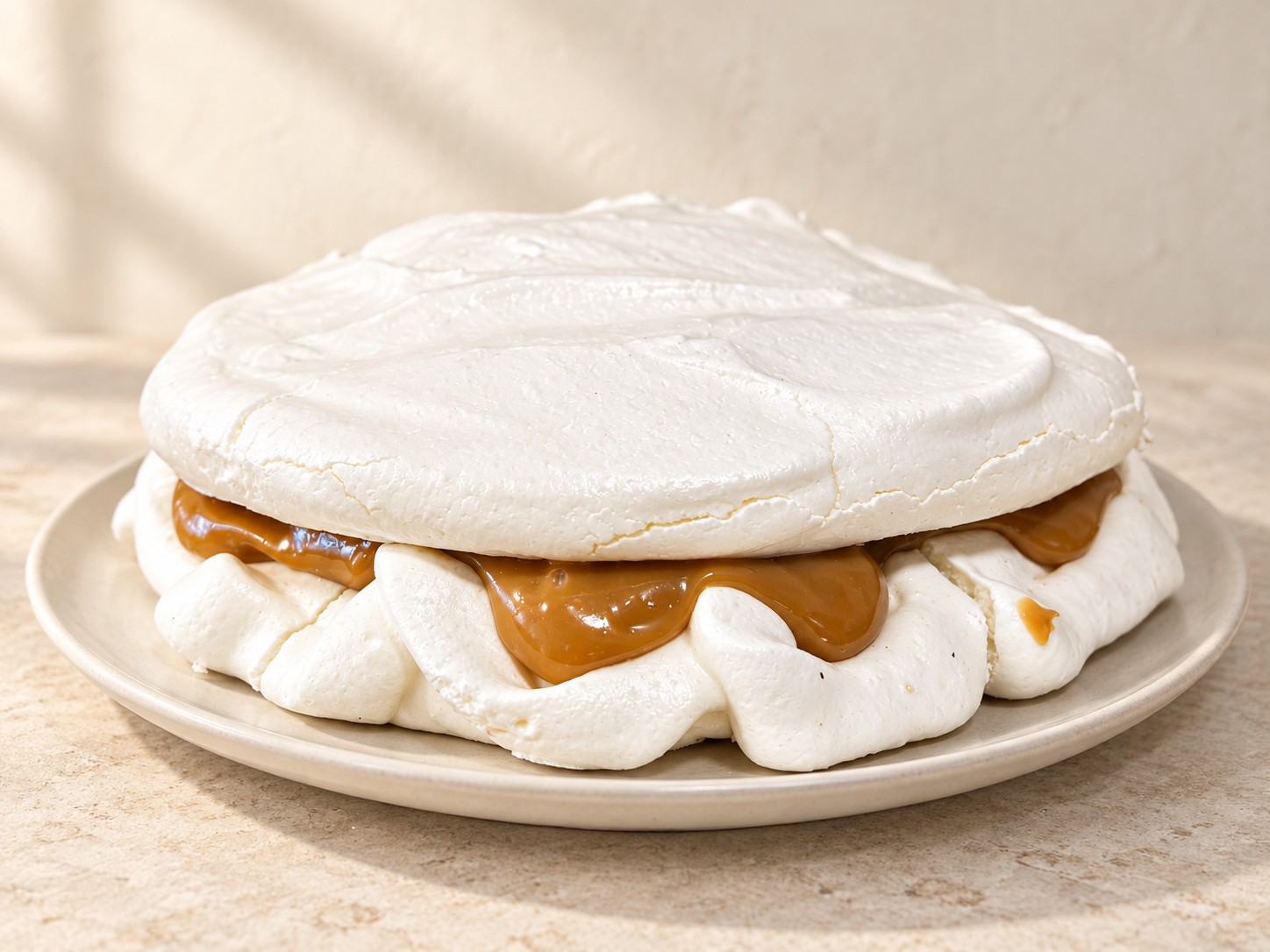 Capas de merengue
